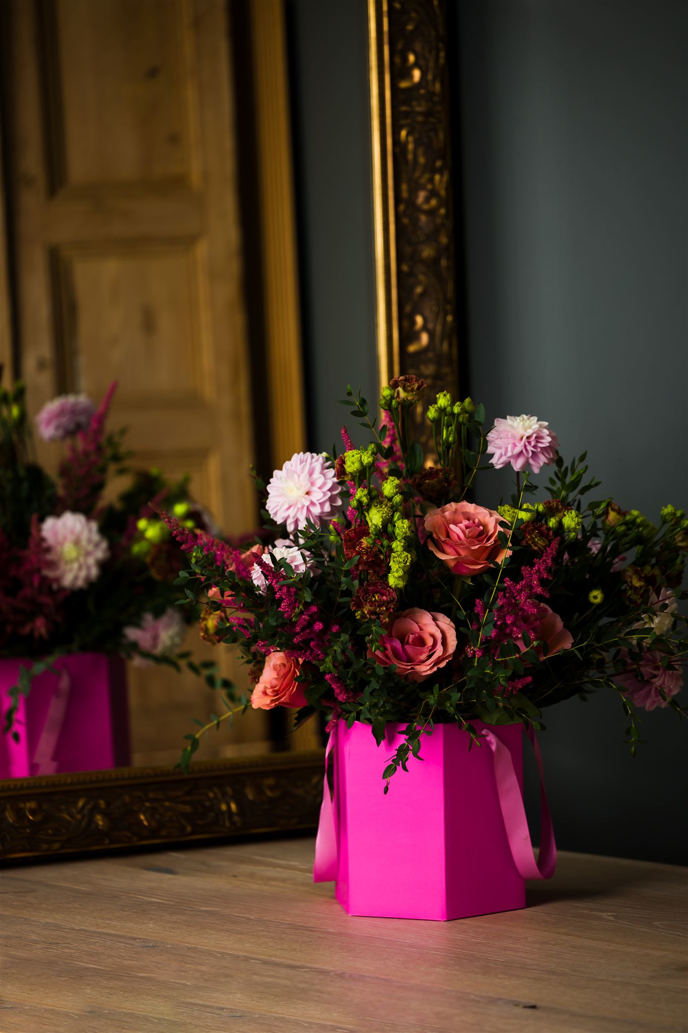 Tall Hatbox Pink